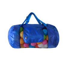 DEQI Wholesale Mesh Beach Bag Foldable Tote Handbag Swim Beach Toys Seashell Storage Organizer for Kids